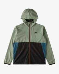 BILLABONG Men’s TRANSPORT A/DIV Windbreaker Jacket – SAG – Medium – NWT