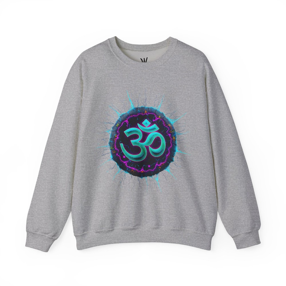 Om Symbol Mandala Crewneck Sweatshirt | Chakra Yoga Spiritual