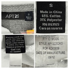 NEW Apt 9 Men’s Small Light Gray Quarter Zip Hooded Pullover Shirt Modern Fit