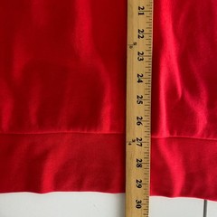 Adidas Essentials 3 Stripe Sweatshirt Size XL Red Crew Neck Pullover
