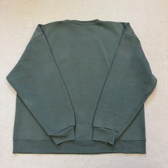Vtg Russell Athletic Dri Power Sweatshirt XL Green Heavyweight Blank Boxy Fade