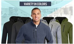 Men’s Heavy Weight Sherpa Fleece Lined Hoodie Sweater Jacket – Full Zip – S-XXL