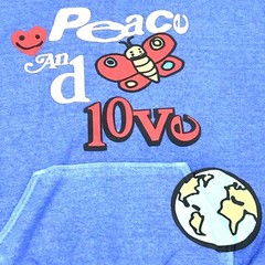 Pacsun Peace and Love Men’s Drawstring Hoodie with Kangaroo Pocket NWT