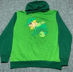 DC Comics Green Arrow Mens Size XL Green Full Zip Logo Hoodie NWT