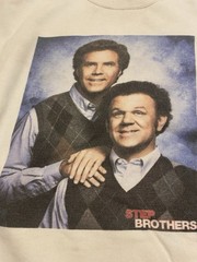 Step Brothers Movie Crewneck Sweatshirt Men’s L White Funny Graphic Pullover