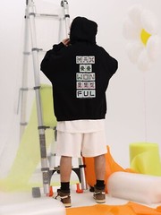 Niepce Majhong Graphic Hoodie Streetwear Sweatshirt for Men