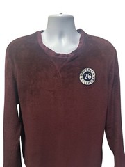 Cedarwood State Plush Microfiber Long Sleeve Mens Sweatshirt Large Soft Shirt