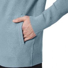 Modern Ambition Men’s Full Zip Hoodie Sweater, Blue, Size M