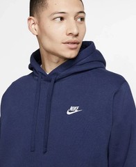 Nike Sportswear Club Fleece Hoodie Midnight Navy Men’s ALL SIZES BV2654-410 NEW
