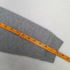 Gap Light Heather Gray Pullover Hoodie Men’s XL Navy Fleece GAP Arch Logo Casual