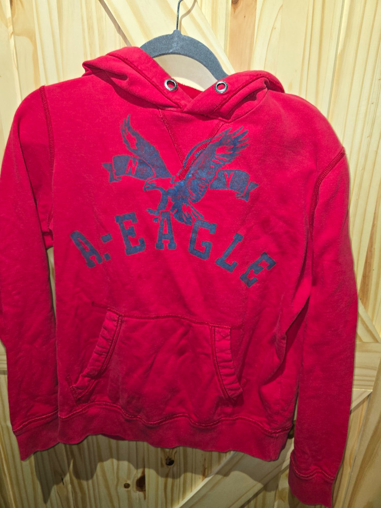 Retro Y2K American Eagle Outfitters Red Hoodie