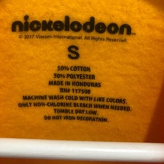 Urban Outfitters nickelodeon Orange Top Character Sweat Shirts Men US Size S NEW
