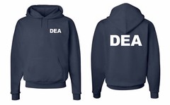 DEA Drug Enforcement Agency Law-Enforcement Hooded Sweatshirts-S-5XL