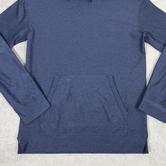 Outdoor Voices Sweatshirt Mens Small Blue Hooded Pullover Gym Hiking