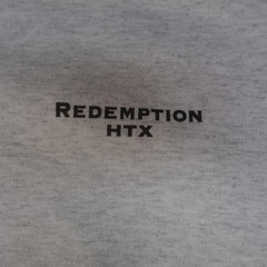 Champion Sweatshirt Mens Small Gray Gym Lifting Workout Redemption HTX Scorpion