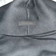 Black Fear of God Essentials hoodie with ‘ESSENTIALS FEAR OF GOD’ Mens Size L