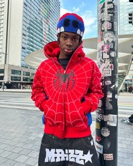 Spider-Man Men’s Full-Zip Mask Hoodie Long-Sleeve Jacket S–2XL – Fast Shiping