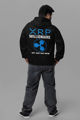 XRP Ripple Millionaire EST. Any Day Now Crypto Currency Hooded Sweat Shirt