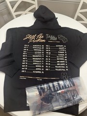 Morgan Wallen S.T.P Concert Tour 2026 Black Sweatshirt Hoodie Authentic Size L