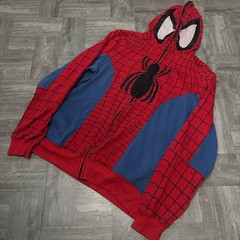 Rare Vintage Mad Engine Amazing Spider-Man Dead Stock Zip Up Hoodie Size Small