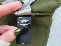 Chrome Industries Hoodie Mens Large Green Full Zip Fleece Cycling Jacket
