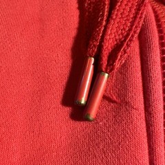NIKE AIR MEN’S RED COLOR BLOCK FULL ZIP HOODIE XXL