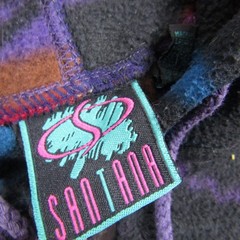 Santana Fleece Hoodie Mens XL Multicolor Southwestern Geometric Tribal Pullover