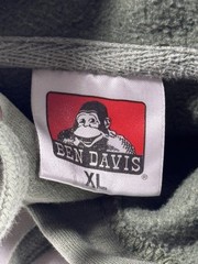 Ben Davis Hoodie Mens XL Green Heavyweight Pullover Sweatshirt Pocket