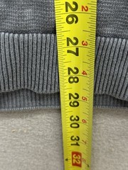 Buck Mason Sweatshirt Mens XL Blue Waffle Knit Crewneck Sweater 100% Cotton