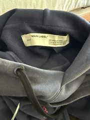 Off White Virgil Abloh Hoodie Incompiuto Fall Winter 19/20