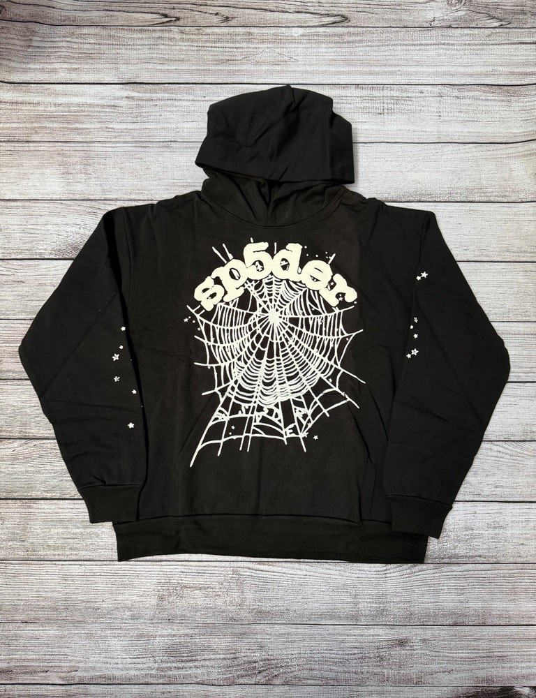 *BRAND NEW* Spider Worldwide OG Web Black Hoodie – Ready To Ship🚚💨 (Size L)