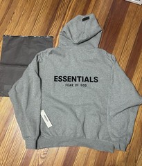 Fear of Gods Essentials Men’s Dark Oatmeal Hoodie Size Large