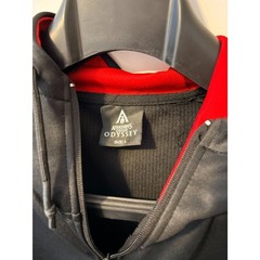 Black Difuzed Assassin’s Creed Odyssey technical hexagonal zip hoodie. Large