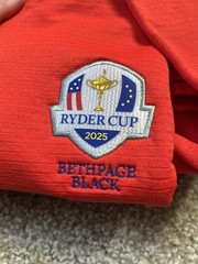 Nike Dri Fit Tour Lightweight Hoodie 2025 Ryder Cup Bethpage Black – Red Size L