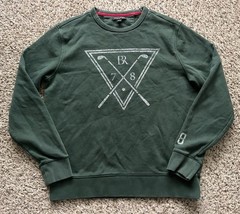 Banana Republic Sweatshirt Men Medium Green Crewneck Golf Preppy Collegiate