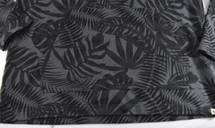Hurley Men’s Hoodie S M L XL XXL Gray Tropical Print Pullover Sweatshirt Pockets