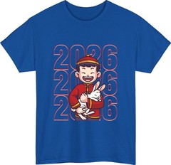 Happy Chinese New Year 2026 T-Shirt Lunar Festival Festive Shirt Unisex Gift Top