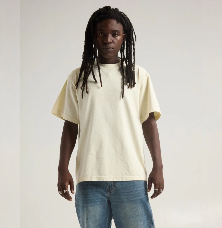 Garment-Dyed Crewneck T-Shirt