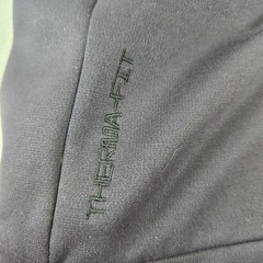 Nike Therma-FIT Mens Hoodie L Cave Purple Blue Big Swoosh Sleeve Pocket Pullover