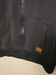 BUFFALO DAVID BITTON SHERPA LINED SWEATSHIRT FULL ZIPPER LARGE BLACK See Images