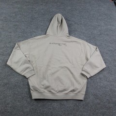 Blackberry Farm Hoodie Mens M Gray Pullover Hooded Graphic Fleece Oversized NWOT