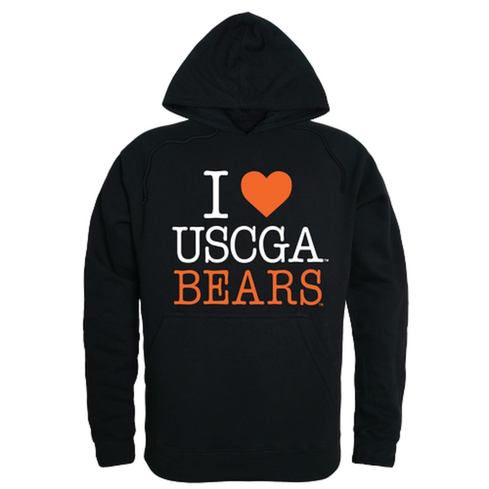 United States US Coast Guard Academy Bears USCGA I Love Hoodie Sweatshirt
