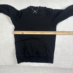 Adidas Black Long Sleeve Fleece Pullover Sweatshirt Men’s XS Activewear Athletic