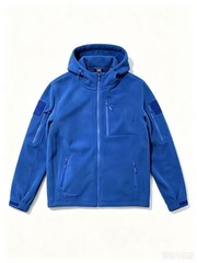 Baerskin Tactical Fleece Full Zip Hoodie Large Black Jacket Outdoors Preppy Mens