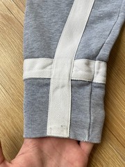 Vivienne Westwood Gray Zip Up Hoodie Orb Logo Sweatshirt Embroidered Sz XL Y2K