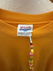 Vintage Hanes ComfortBlend PrintPro Gold Yellow Crewneck Sweatshirt Size L
