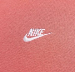 New Nike Sportswear Men’s Club Fleece Pullover SMALL CORAL Hoodie FN3859-814