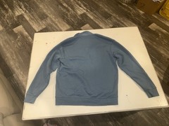 Under Armour Men’s Blue Fleece 1/4 Zip Mock Neck Loose Fit Sweatshirt L/G