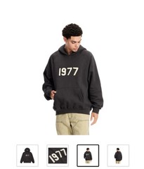 FEAR OF GOD ESSENTIALS hoodie 1977 IRON S22 Size XXL