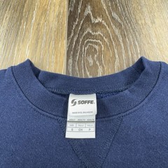 Vintage United States Navy Sweatshirt Mens S Blue US Sailor Spellout Y2K Sweater